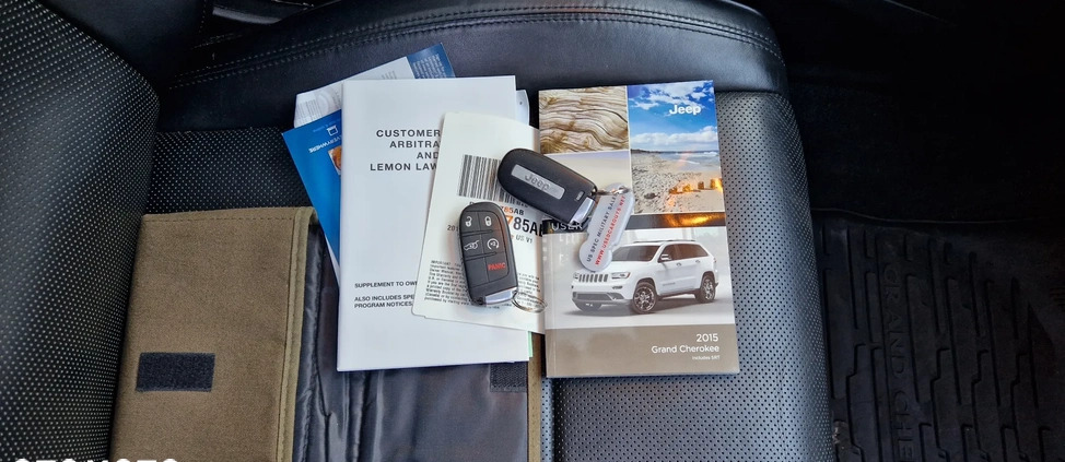 Jeep Grand Cherokee cena 119900 przebieg: 63700, rok produkcji 2016 z Kąty Wrocławskie małe 154